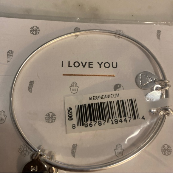 Alex & Ani Friend Bangle Bracelet Because I Love You NWT - Picture 3 of 6